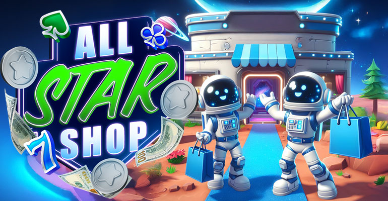 sloto stars - rewards shop