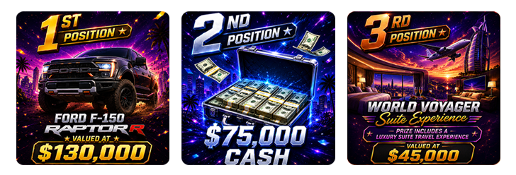sloto stars $300,000 leaderboard prizes